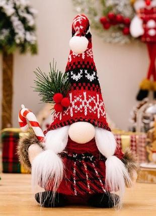 Новогодний гномик девочка