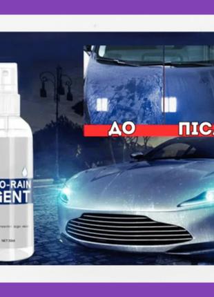Эффективный спрей против запотевания стекла и зеркал auto-rain agent 30 ml