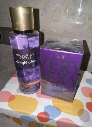 Подарочный набор духи+спрей оригинал victoria's secret