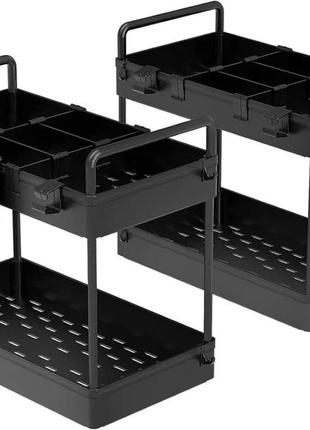 Многофункциональная стойка, кухонный органайзер, полка для ванной, контейнер для хранения9 фото