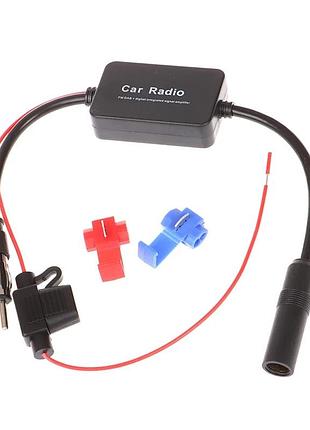 Підсилювач fm антенний car radio fm dab + dis amplifier