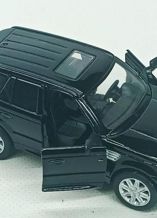 Машинка kinsmart "range rover sport" (12 см), черная kt5312w-2