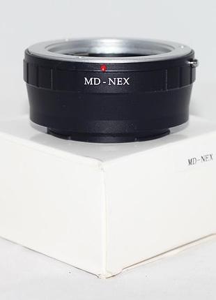 Адаптер (переходник)  md - nex (e-mount) для камер sony nex-3, 5, a5000, a5100, a6000, a6300, a7, a7 ii