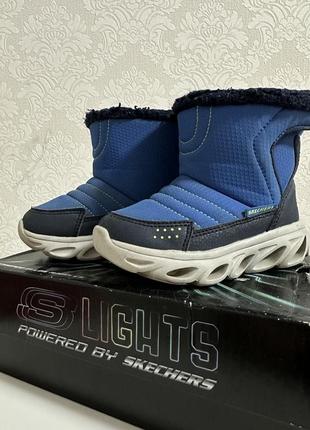Зимові черевики skechers s-lights (23 розмір)