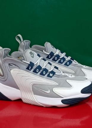 Кожаные женские кроссовки nike zoom 2k оригинал5 фото