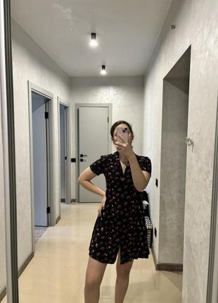 Платье в цветочный принт