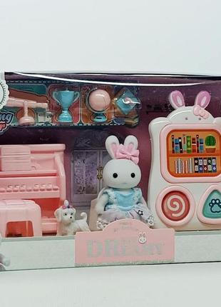 Ігровий набір yi wu jiayu флоксовий зайчик bay dreamy «музична школа» 6670-2