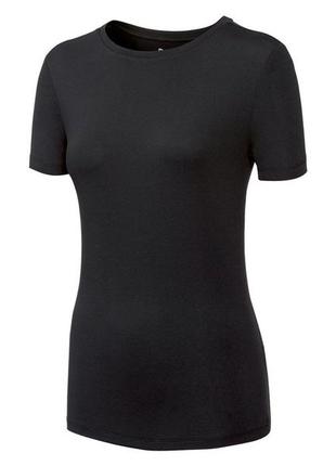 Спортивная футболка с быстросохнущей ткани для женщины crivit lycra® 348401 s черный