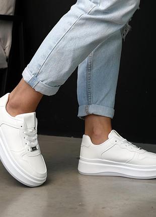 Кеды женские осенние 586256 белые