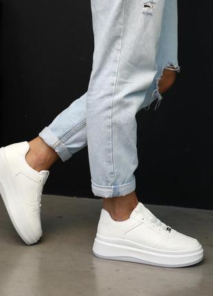 Кеды женские осенние 586256 белые