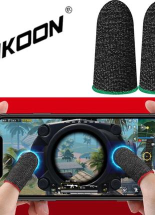 Игровые напальчники 2 пары для игр на телефоне, смартфоне rakoon-2 мобильные напальчники для сенсорных экранов
