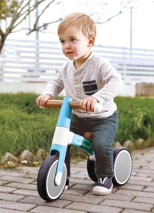 Беговел трехколесный hape первая поездка голубой (e8652)