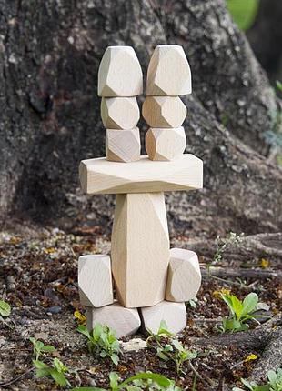 Дерев'яні блоки guidecraft natural play стоунгендж (g6772) 7