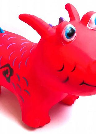 Стрибун-дракон ms 3365 надувний  червоний