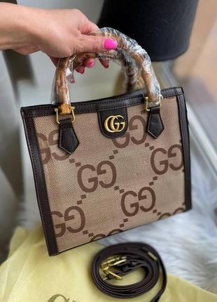 Класична жіноча сумка гуччі брендова жіноча сумка gucci формату а4 сумка люкс якості4 фото