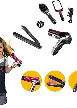 Набор игрушечный для укладки волос theo klein 5873 braun satin hair 7 mega set .уценка