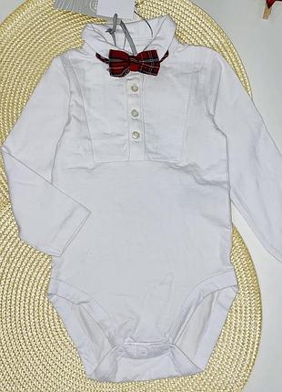 Праздничный боди для мальчика размер:  ✔️ 68 ✔️ 80 ✔️ 98