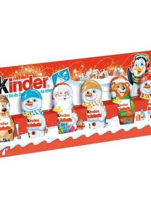 Набір шоколадних фігурок kinder 6s 90g