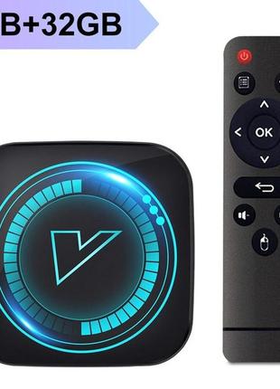 Смарт-тв-приставка vontar h618 8k 4/32 android 12 smart tv