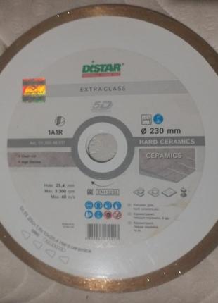 Алмазный отрезной диск distar по керамогранита, мрамора, твердой керамике 350мм, 1a1r hard ceramics 5d