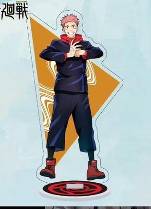 Фігурка персонаж юджі ітадорі аніме магічна битва (jujutsu kaisen)