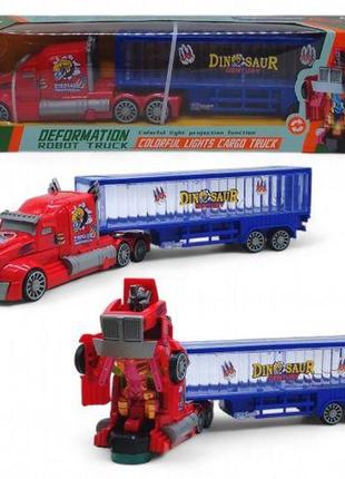 Трейлер-трансформер "динозаври", світло, звук