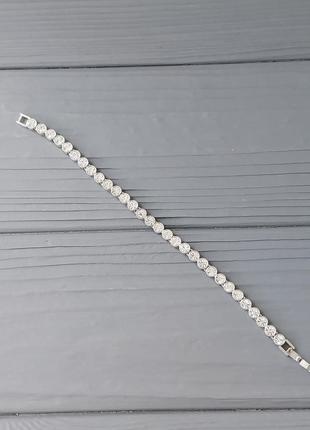 Ювелирный сплав браслет с горным хрусталем винтаж германия!