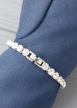 Ювелирный сплав браслет с горным хрусталем винтаж германия!