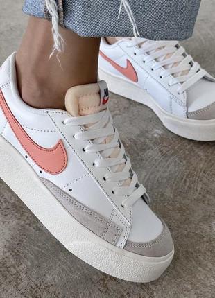 Blazer low platform white peach sale!!!