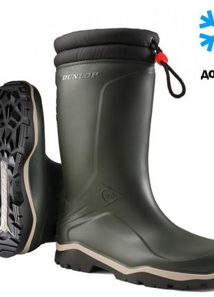 Dunlop сапоги резиновые р.45 утепленные blizzard, до -15°c, (арт.k486061)