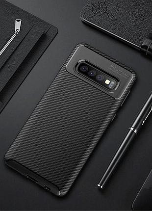 Противоударный чехол autofocus samsung s10 plus чорний