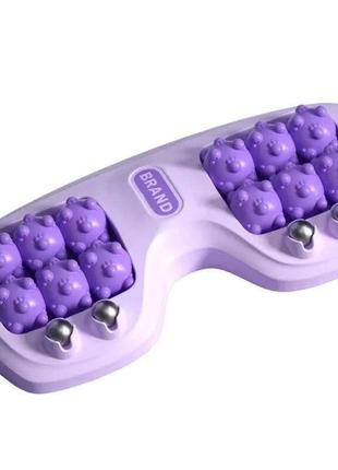 Роликовый магнитный массажер для стоп cat claw style foot massager акупунктурная терапия для ног