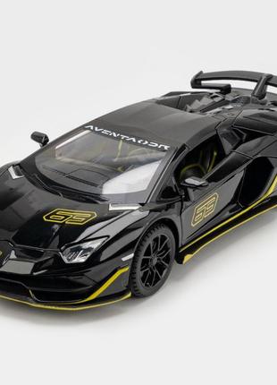 Игрушка lamborghini svj 63 машинка детская моделька металлическая 1:24