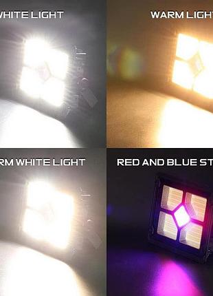 Otyty солнечный рабочий фонарь, перезаряжаемый, портативный светодиодный рабочий...