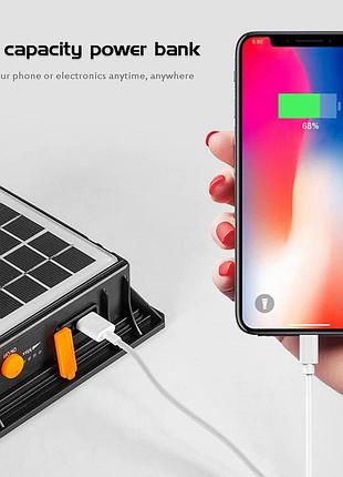 Otyty солнечный рабочий фонарь, перезаряжаемый, портативный светодиодный рабочий...