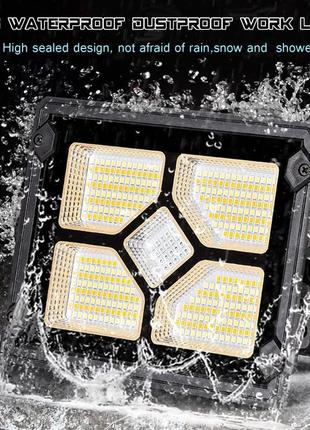 Otyty солнечный рабочий фонарь, перезаряжаемый, портативный светодиодный рабочий...