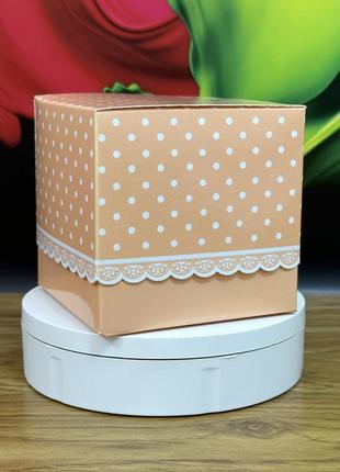 Упаковка для чашок з принтом, бежева