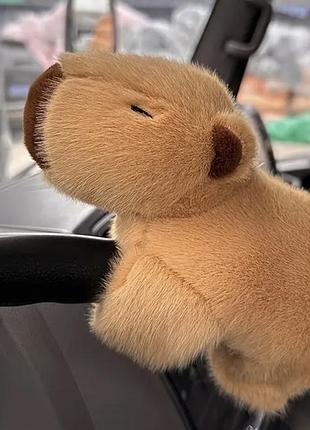 Іграшка капібара на руку, capybara, іграшка-обіймашка капібара,браслет капібара