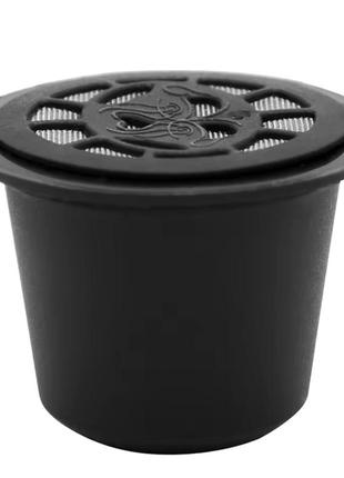 Багаторазова капсула для кавомашини nespresso, 1 шт колір: чорний