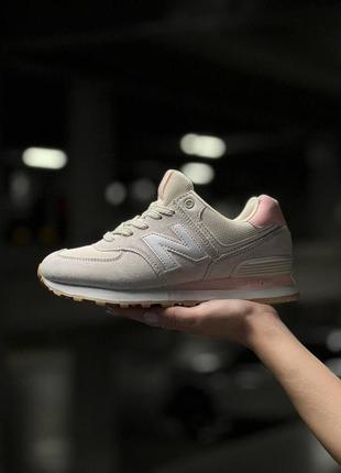 New balance 574 silver pink 36