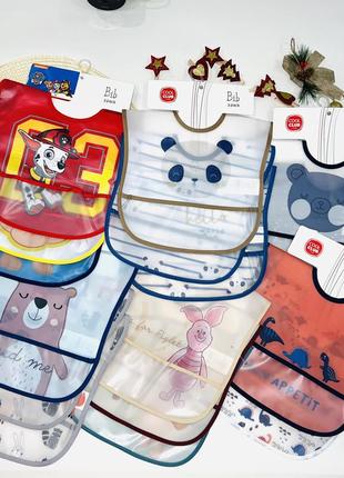 Набор прорезиненных нагрудников (3 шт.) размер: one size бренд: cool club