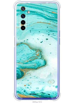 Чехол на realme 6 мраморный "4895sp-1913-8094", надежная защита для мобильных телефонов