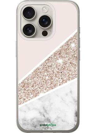 Чохол на iphone 16 pro пастельний мармур "4342u-3708-8094", надійний захист для мобільних телефонів