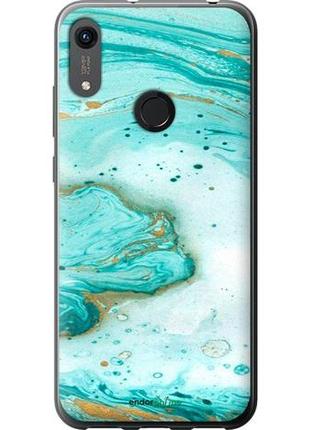 Чехол на huawei honor 8a мраморный "4895u-1635-8094", надежная защита для мобильных телефонов