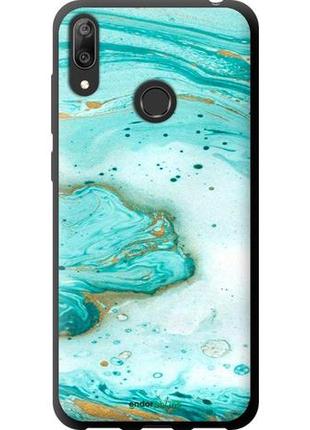 Чохол на huawei y7 2019 мармуровий "4895b-1638-8094", надійний захист для мобільних телефонів