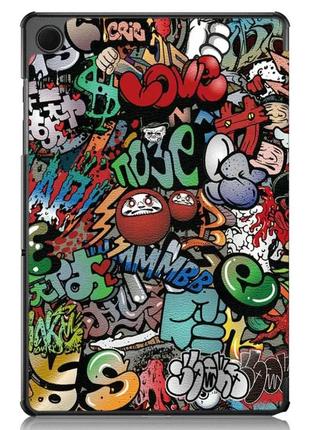 Чехол primolux slim для планшета samsung galaxy tab a9 plus 11" (sm-x210 / sm-x215 / sm-x216) - graffiti