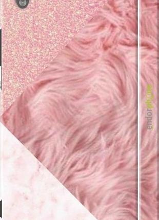 Чохол на sony xperia xa1 g3112 рожеві текстури "4343m-964-8094", надійний захист для мобільних телефонів