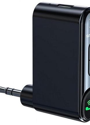 Аудіо -адаптер для автомобіля baseus bluetooth qiyin aux, чорний