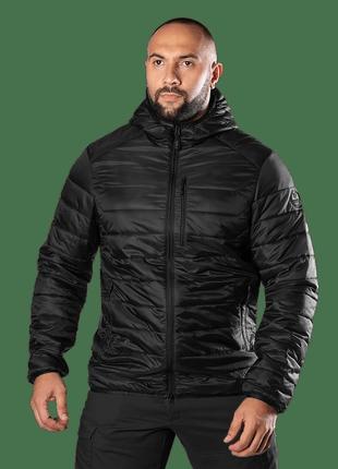 Легкий пуховик camotec storm hood 2.0 тактичний утеплювач для зими та осені з каптуром і кишенями ku-22