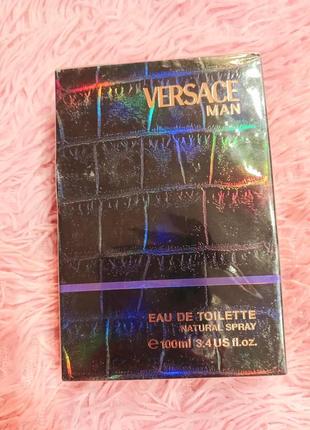 Деловой! шикарный парфюм versace versace man 100ml абсолютно новый. лиц.готовимся к новогодним подаркам!!!